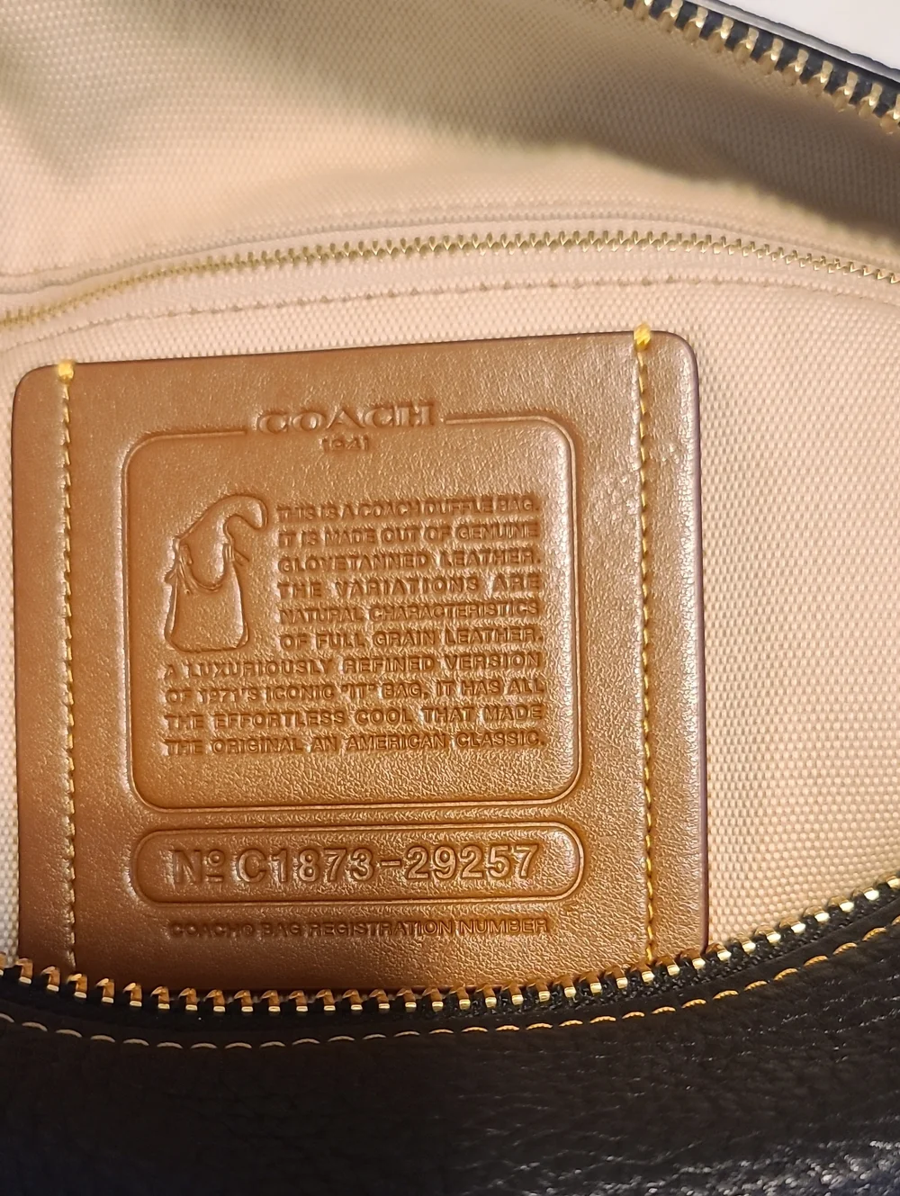 Coach Pebbled Leather Bucket Bag